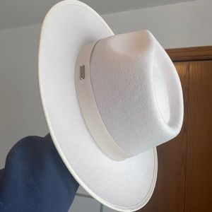 Gigi Pip Monroe Rancher hat in ivory